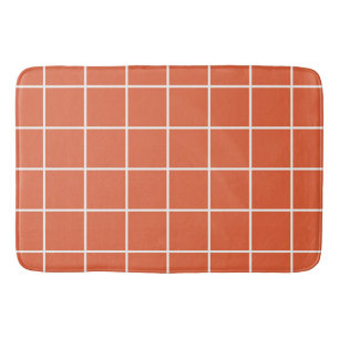 Checkerboard Collage Bath Mat