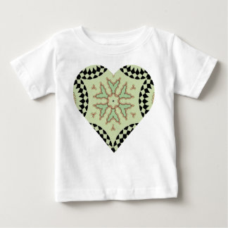 CHECKERBOARD HEART BABY T-Shirt