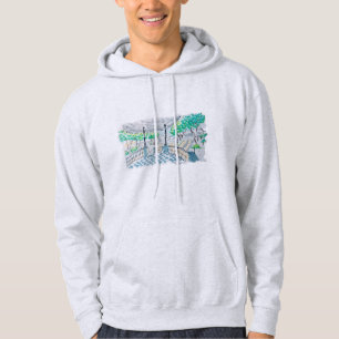 Checkerboard Kiosk Park View Hoodie