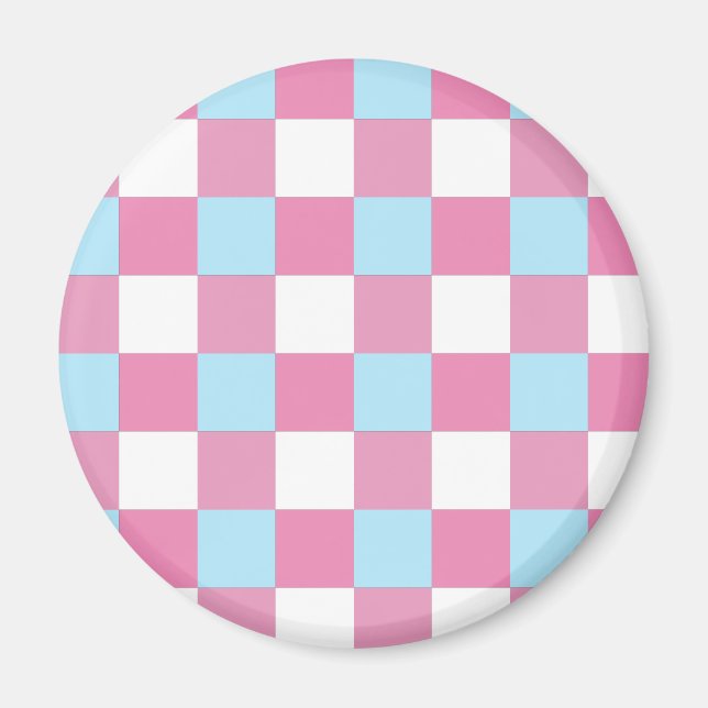Checkerboard Pattern Magnet (Front)