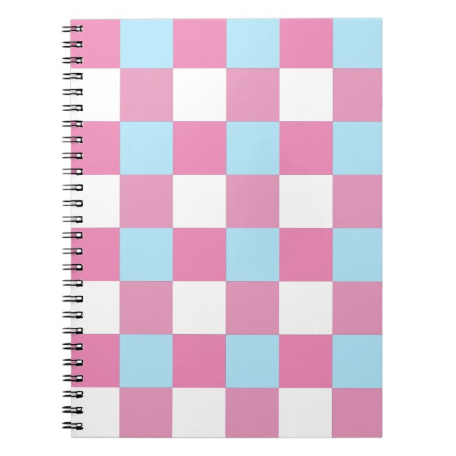 Checkerboard Pattern  Notebook (Front)