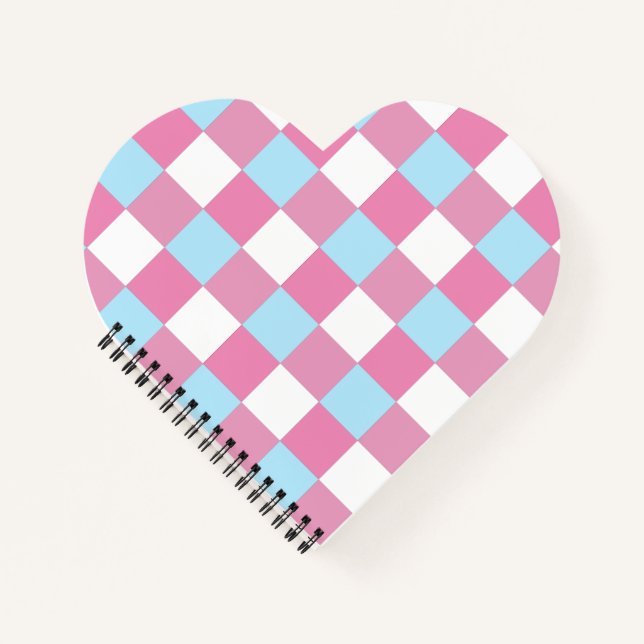 Checkerboard Pattern  Notebook (Front)