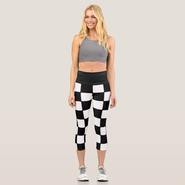 CHECKERBOARD RETRO leggings (Front)