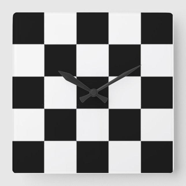 CHECKERBOARD    WALL CLOCK (Front)