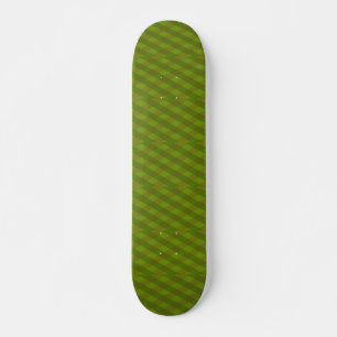 Checkered art pattern skateboard