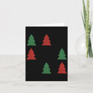 Checkered Christmas Tree Graphic Crewneck Swea Fun Card
