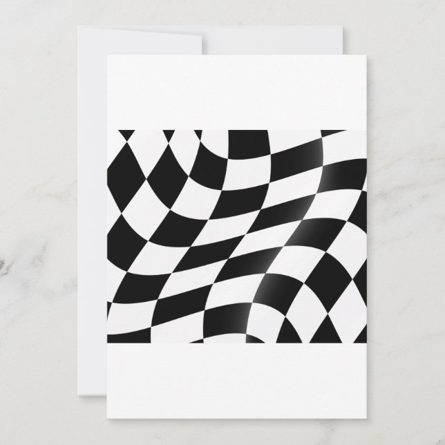 Checkered Flag Invitations (Front)