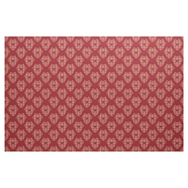 Checkered Kiss Fabric (Fat Quarter)
