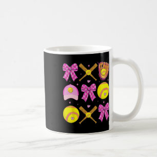 Checkered Mama Bow Cute Softll Mom Women Game Day Coffee Mug