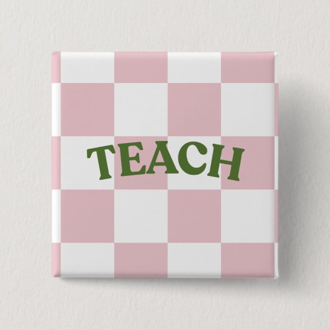 Checkered “Teach” Button (Front)