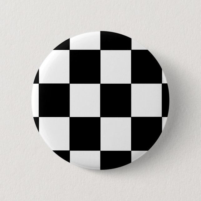 Checkers 6 Cm Round Badge (Front)