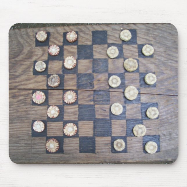 Checkers Anyone? Mousepad (Front)