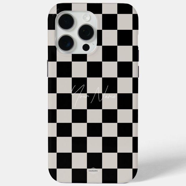 Checkers Cell Phone Case (Back)