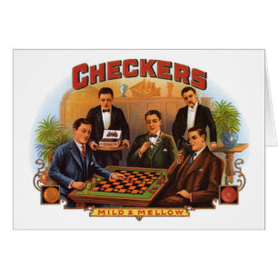Checkers Cigar Label