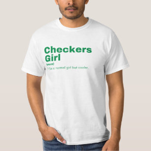 Checkers Girl - Checkers T-Shirt