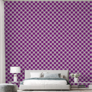 Checkers Purple Square Diamond Checkers Wallpaper