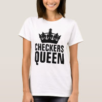 CHECKERS QUEEN T-shirts