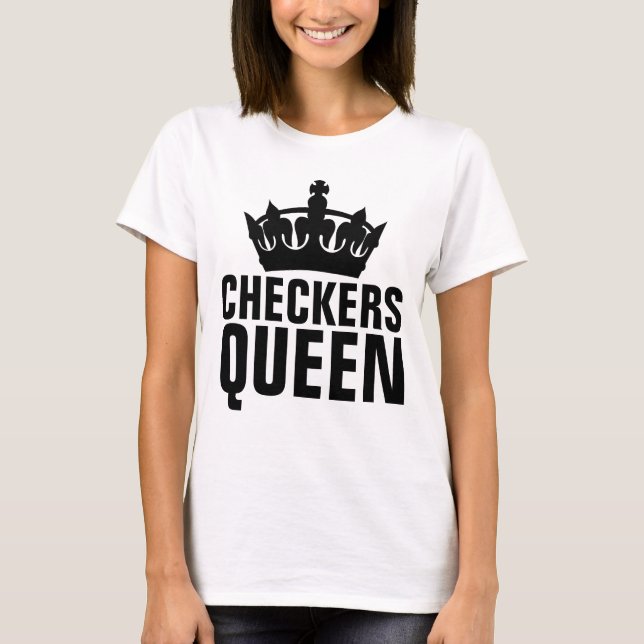CHECKERS QUEEN T-shirts (Front)