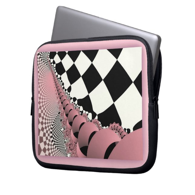 Checkers The Mechanical Mouse Tail Laptop Sleeve (Front Left)