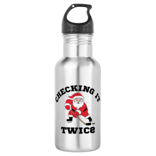 Checking it Twice Santa  532 Ml Water Bottle