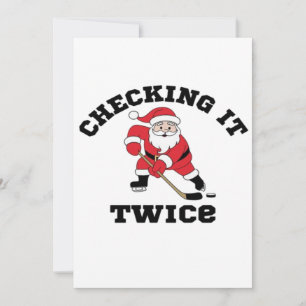 Checking it Twice Santa  Save The Date