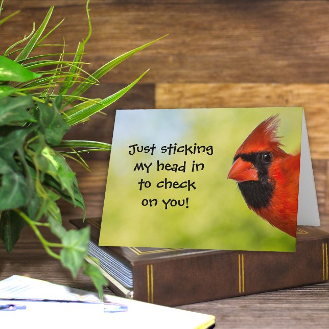 Checking on You Greeting Card (Missing you check-in friend card)