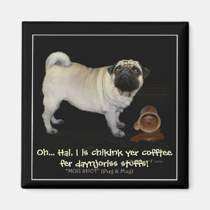 "Checking your Coffee..." fun Magnets