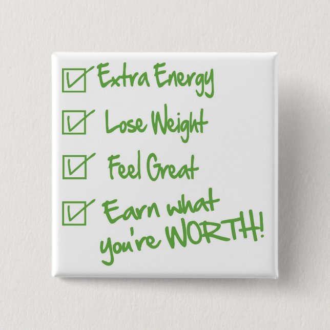 Checklist 15 Cm Square Badge (Front)