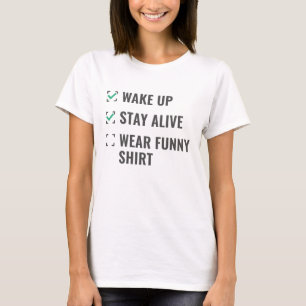 Checklist Funny T-Shirt