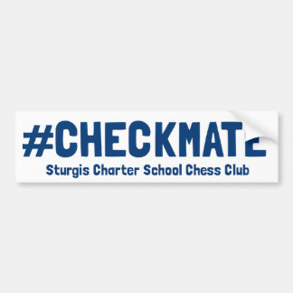 #Checkmate Bumper Sticker