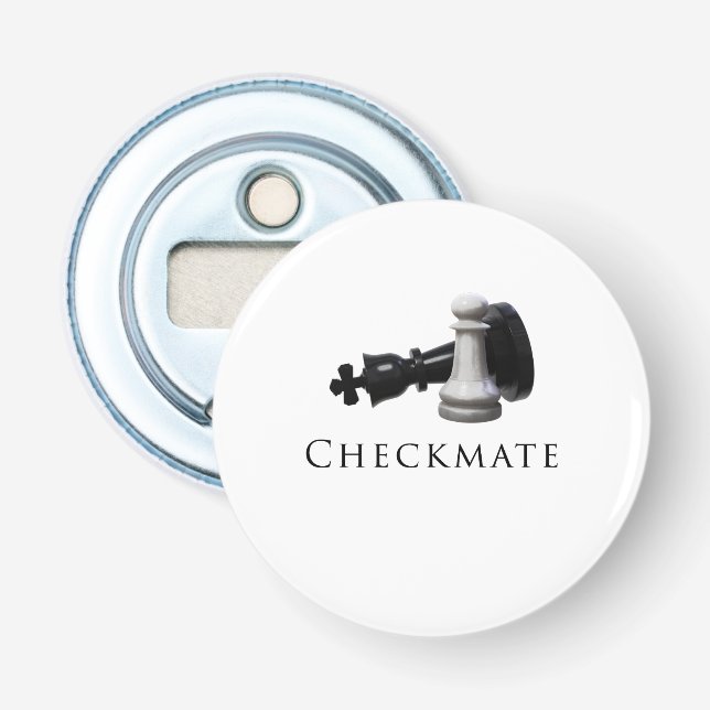 Checkmate Chess Bottle Opener (Front)