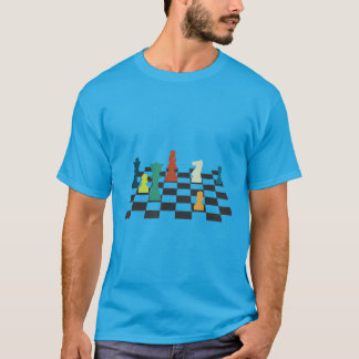 Checkmate Chess Grandmaster Knight Rook King Chess T-Shirt