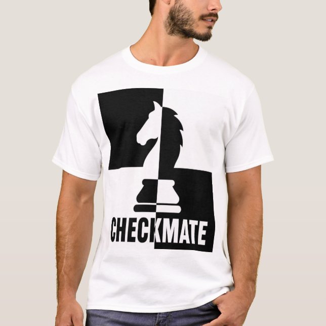 Checkmate Chess Knight T-Shirt (Front)