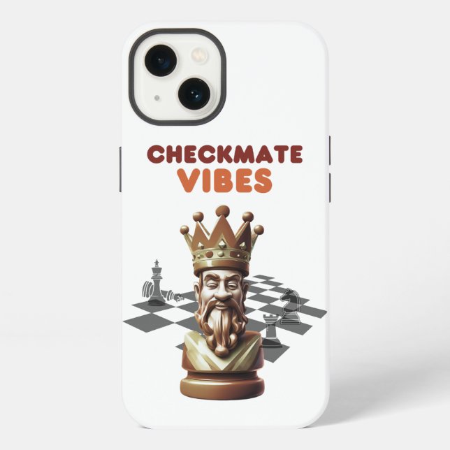 Checkmate Vibes iPhone Case (Back)
