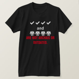 Checks and Balances Support the Constitution T-Shirt