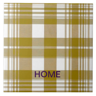 Checks Ceramic Tile