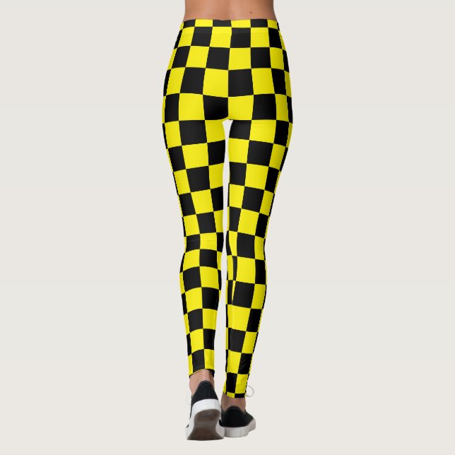Checks Leggings (Back)
