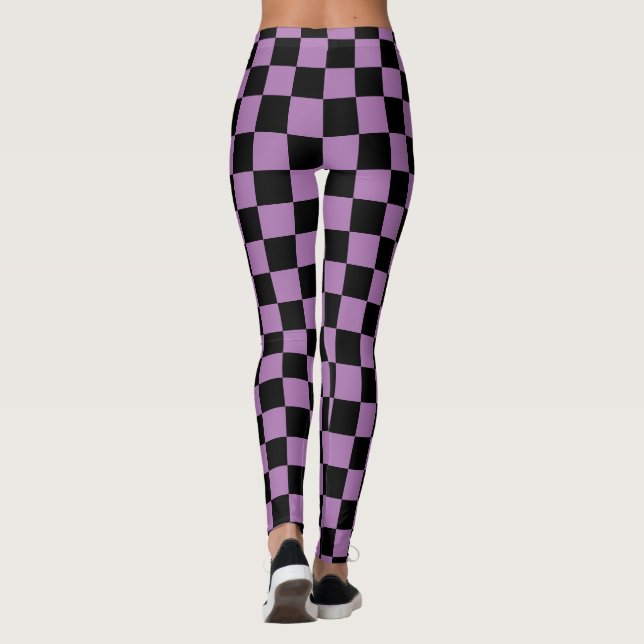 Checks Leggings (Back)