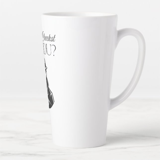 Checkst DU Detective jugendwort Latte Mug (Right)