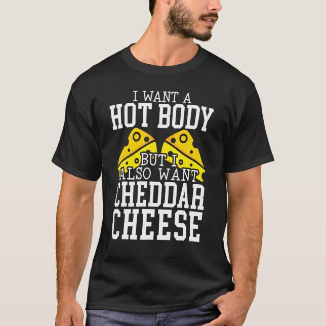 Cheddar Cheese Food 2 T-Shirt (Front)