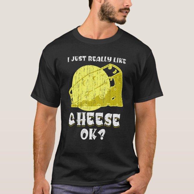 Cheddar Snack Foodie Cheese   Cheese T-Shirt (Front)