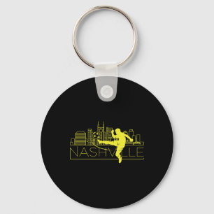 Cheek Creations Nashville Soccer City Mls , Men's  Key Ring
