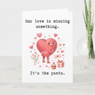 Cheeky Anniversary Card, Funny Valentine’s Card