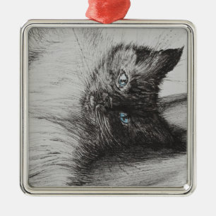 Cheeky Baby Metal Tree Decoration
