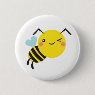 cheeky bee button