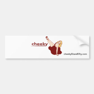 Cheeky Bumper Sticker