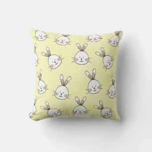 Cheeky Bunnies Pattern Cushion