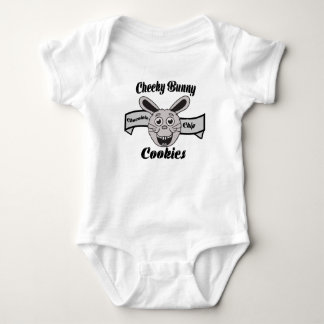 Cheeky Bunny Chocolate Chip Cookies Baby Bodysuit
