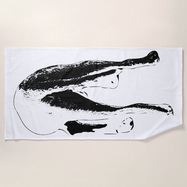 Cheeky by the Shore Beach Towel (Front)