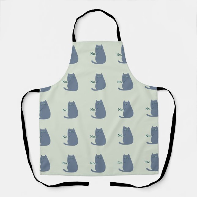 Cheeky Cat Funny Apron (Front)